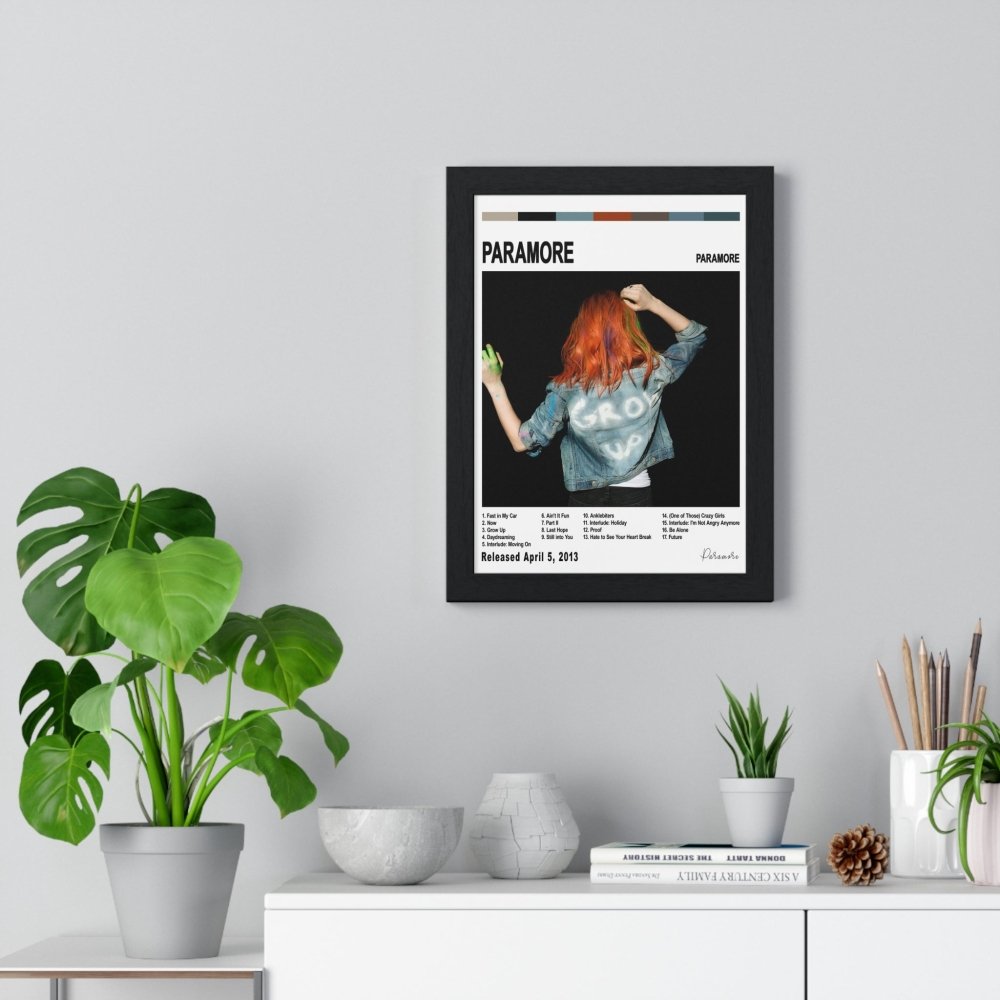 Paramore - Paramore Album Cover Poster - Poster Kingz - A5 (unframed) - White - 