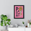 Framed Pasta Typography Kitchen Print - Spaghetti Fork print