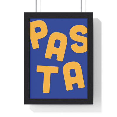 Framed Pasta Typography - Bold Kitchen print