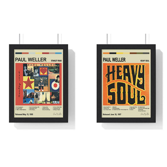 Paul Weller - Album Cover Poster - Poster Kingz - A5 (unframed) - Vintage - Stanley Road