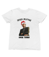 Grey t-shirt with Peep Show Super Hans Father Spliffmas Christmas Sweater