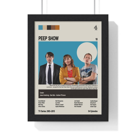 Peep Show UK TV Poster - Poster Kingz - A5 (unframed) - art