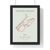 Personalised Barcelona Marathon Print - framed minimal Barcelona Marathon route print