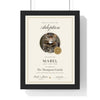 Personalised Cat Adoption Certificate Print - framed personalised cat adoption certificate print