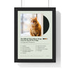 Personalised Cat Album Cover Print - another design