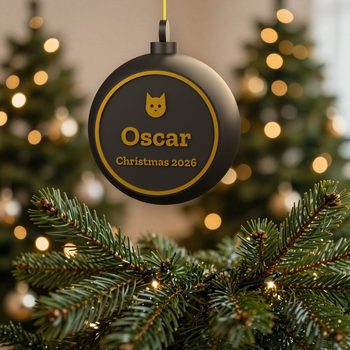 Personalised Cat Bauble - more colour ideas
