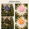 Personalised Cat Bauble - colour options