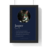 Personalised Cat Definition Print - another colourway