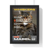 Personalised Cat Magazine Cover Print - framed personalised cat magazine cover print