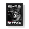 Personalised Cat Magazine Cover Print - another colourway