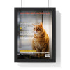 Personalised Cat Magazine Cover Print - another design