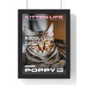 Personalised Cat Magazine Cover Print - another design