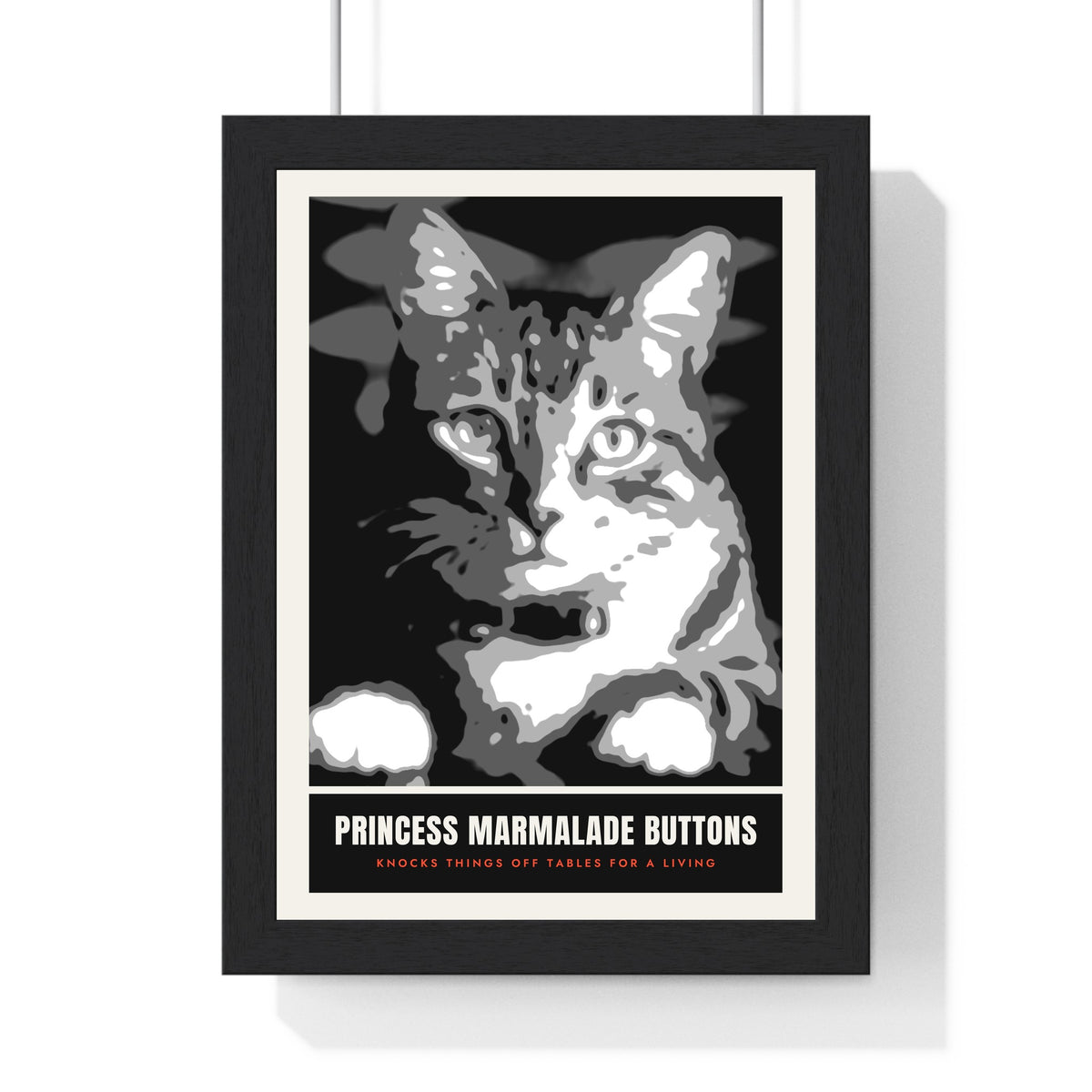 Personalised Cat Pop Art Print - another design