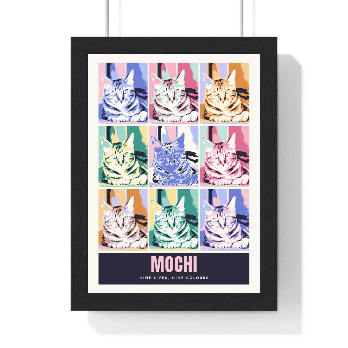 Personalised Cat Pop Art Print - another design