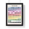 Personalised Colour of Music Print - framed colour of music print for The Wilsons
