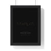 Personalised Constellation Name Print - framed black and gold version