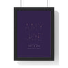 Personalised Constellation Name Print - dusk couple version with two names