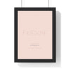 Personalised Constellation Name Print - blush nursery version
