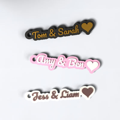 Personalised Couples Keyring - personalised couples keyring examples