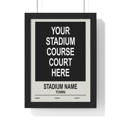 Personalised Custom Event Stadium Poster - Poster Kingz - A5 (unframed) 5.8 × 8.3 in - 