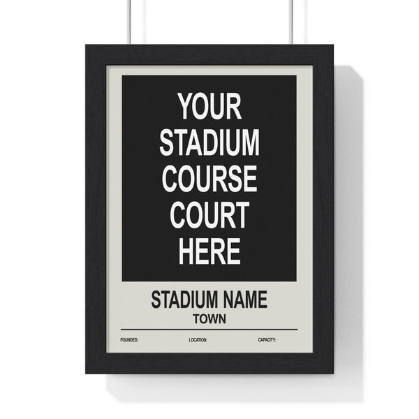 Personalised Custom Event Stadium Poster personalised poster print by Poster Kingz