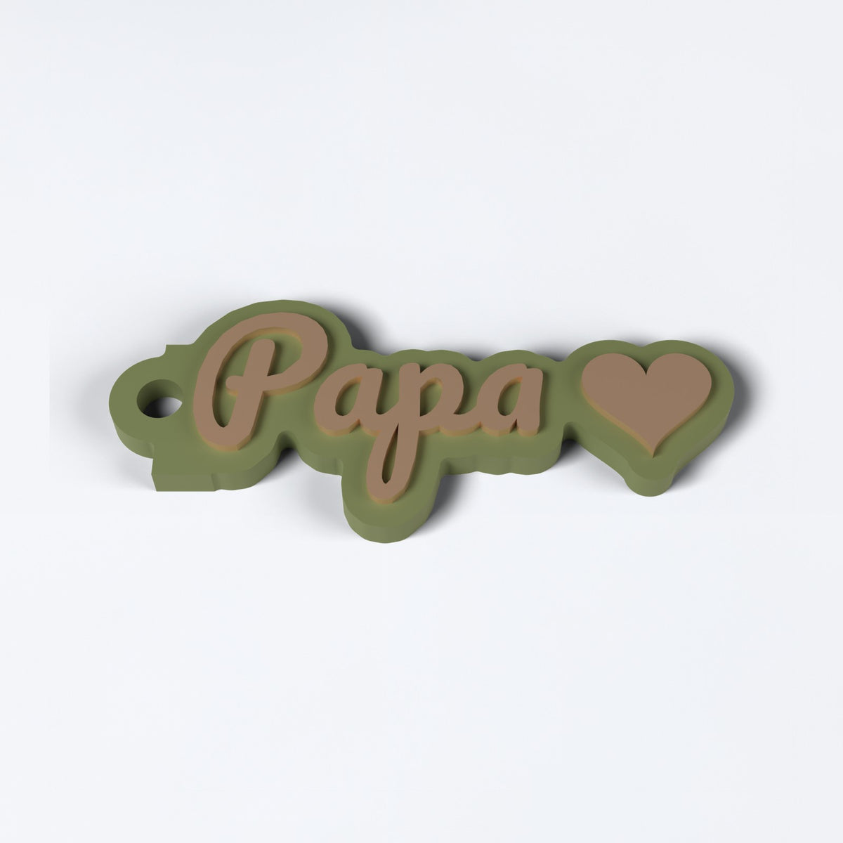Personalised Dad Keyring - another colour choice