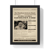 Personalised Day You Were Born Newspaper Print - vintage sepia 1946 edition for an 80th birthday