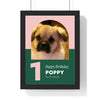 Personalised Dog Birthday Print - another design