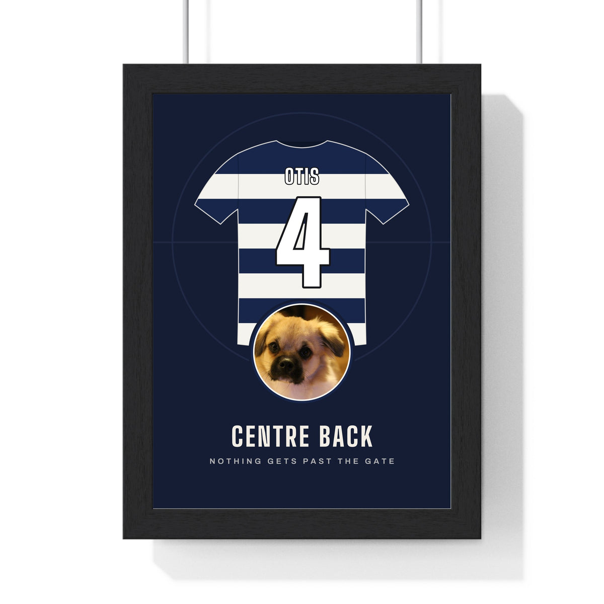 Personalised Dog Football Shirt Print - another colourway