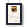 Personalised Gift From the Dog Letter Print - another colourway
