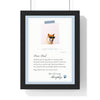 Personalised Gift From the Dog Letter Print - another design