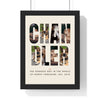 Personalised Dog Name Photo Letters Print - another design
