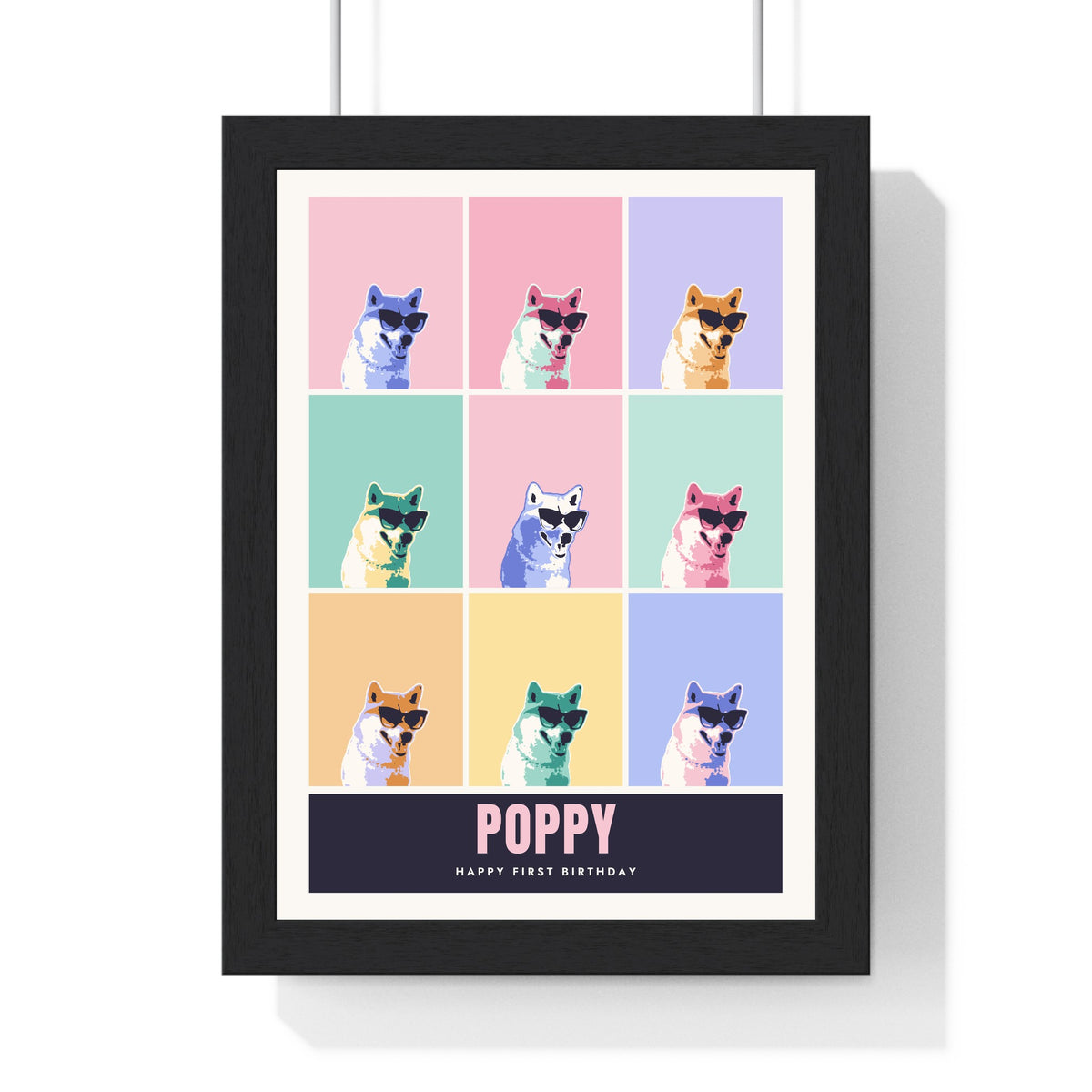 Personalised Dog Pop Art Print - another design