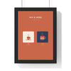 Personalised Family Coffee Order Print - terracotta his and hers version