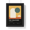 Personalised Family Exhibition Print - framed noir exhibition print for The Okafors