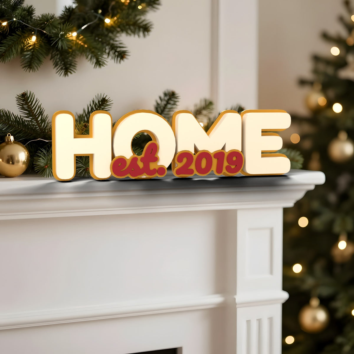 Personalised Family Name Sign - another colour choice