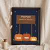 Personalised Family Pumpkin Patch Print - navy pumpkin patch print leaning in a frame