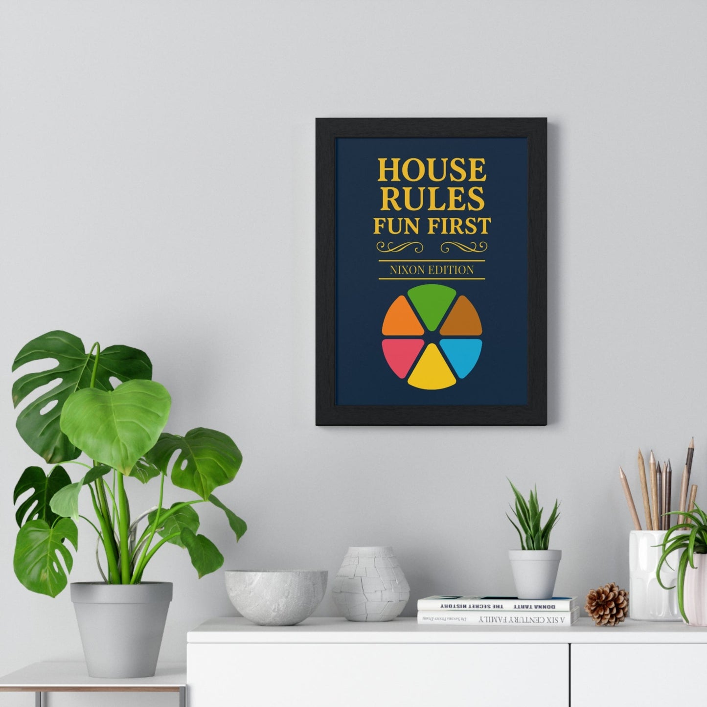 Framed personalised print