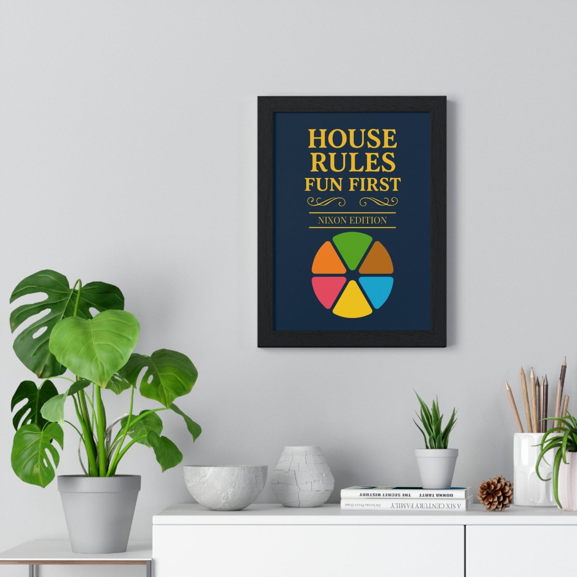 Framed personalised print