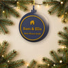 Personalised First Christmas in New Home Bauble - another colour choice