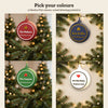 Personalised First Christmas in New Home Bauble - colour options