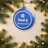 Personalised Football Bauble - another colour choice