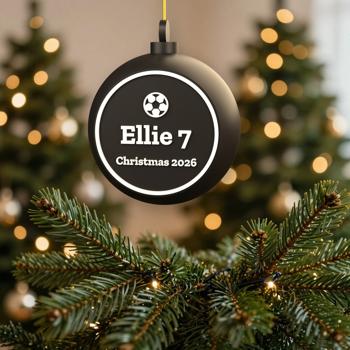 Personalised Football Bauble - more colour ideas