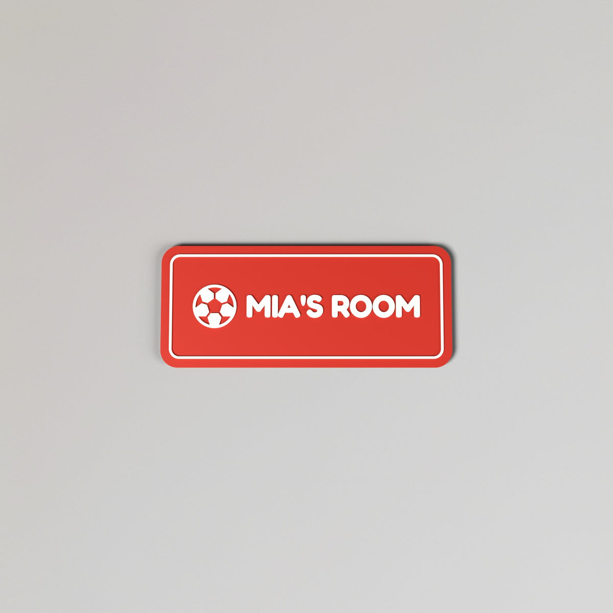 Personalised Football Door Sign - another colour choice