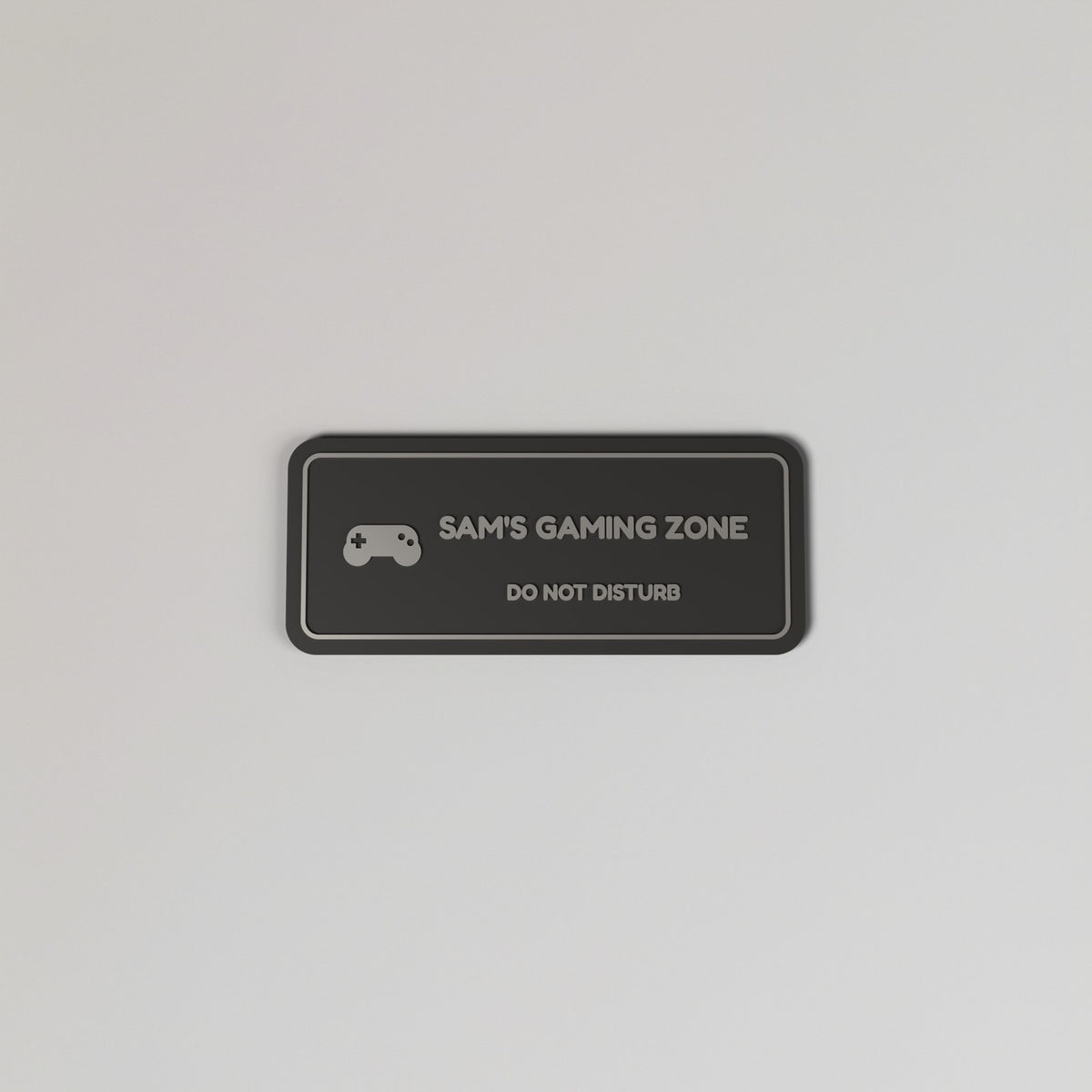 Personalised Gaming Room Door Sign - personalised gaming room door sign on the wall