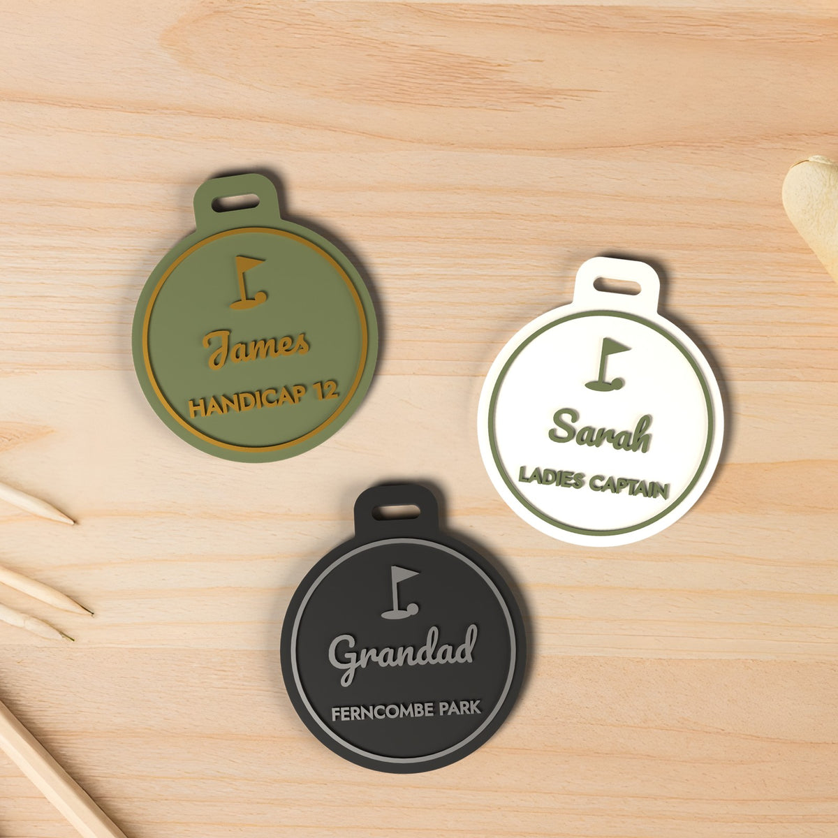 Personalised Golf Bag Tag - personalised golf bag tag examples