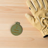 Personalised Golf Bag Tag - shown at real size