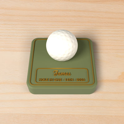 Golf Ball Display Stand Personalised - personalised golf ball display stand, close-up