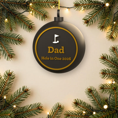 Personalised Golf Christmas Bauble - another colour choice