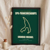 Personalised Grand Prix Circuit Print - racing green Spa birthday version